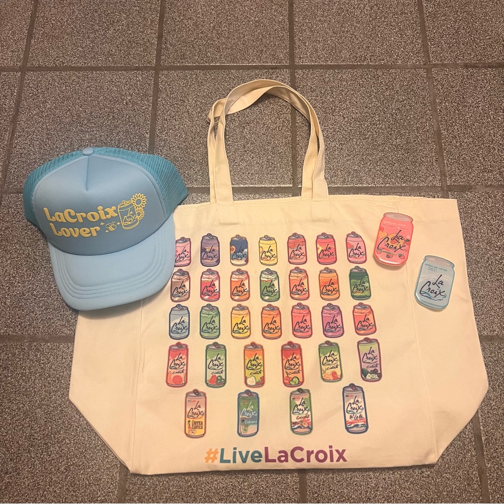 La Croix Livelacroix Tote Bag Hat Two 2 Cell Phone Accessories